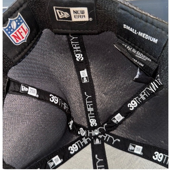 Philadelphia Eagles New Era 39THIRTY NFL Cap Hat Teal‎ Sm/M - Picture 6 of 6